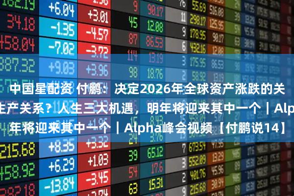 中国星配资 付鹏：决定2026年全球资产涨跌的关键：AI生产力能否改变生产关系？人生三大机遇，明年将迎来其中一个｜Alpha峰会视频【付鹏说14】